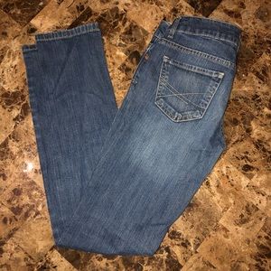 dark blue skinny jeans
